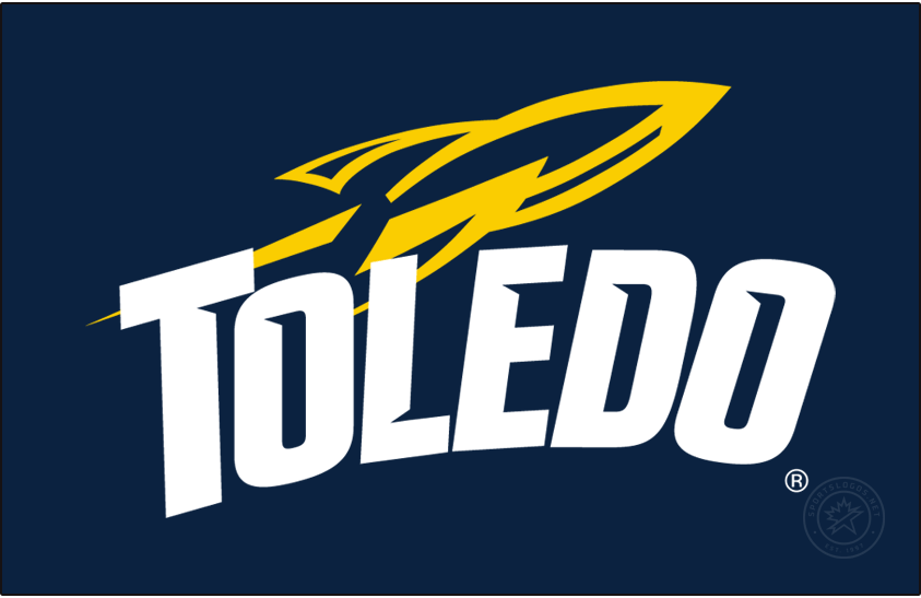 Toledo Rockets 2019-Pres Primary Dark Logo diy DTF decal sticker